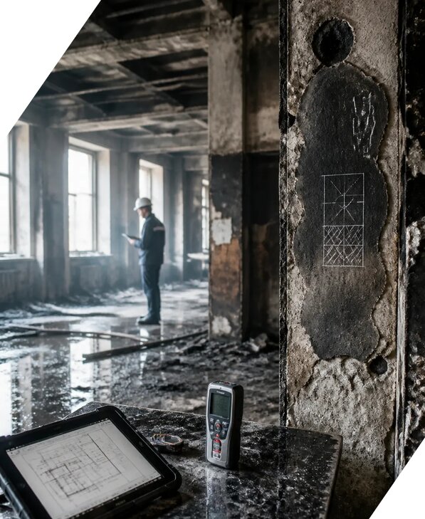 Обследование зданий после пожара в Вольске от 15191 р. | ЭкспертизаРоссия