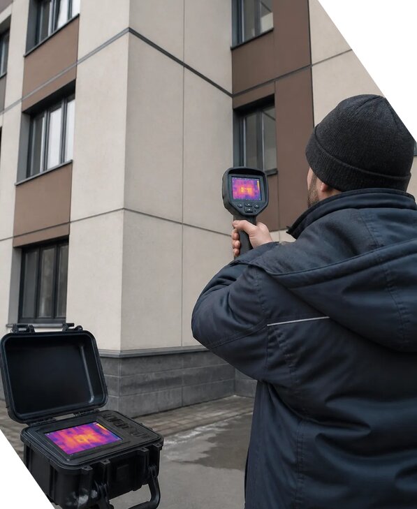 Тепловизионное обследование зданий и сооружений в Вольске